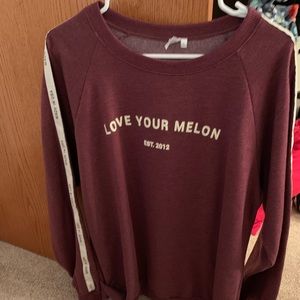 Crew neck sweatshirt